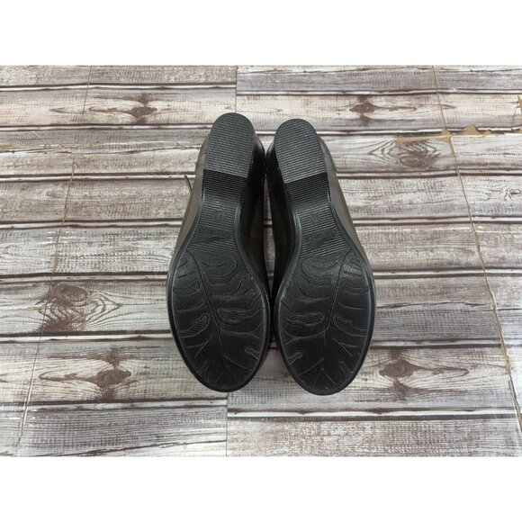 Dansko Fanny Wedge Mary Jane Leather Pumps Platform sz 41 US 10.5 c: olive NEW - Picture 6 of 9